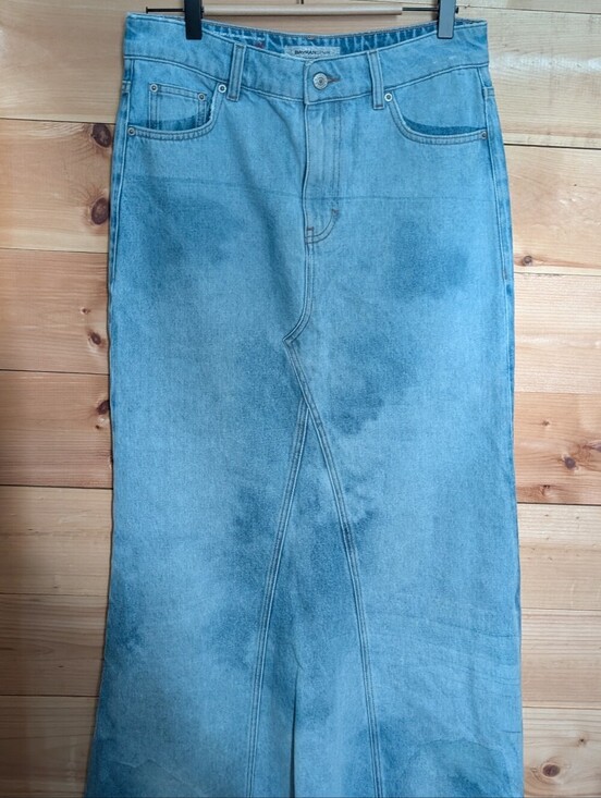 baykan Dresses & Skirts - Baykan Denim Maxi Skirt *Sample *30 Waist *Tall